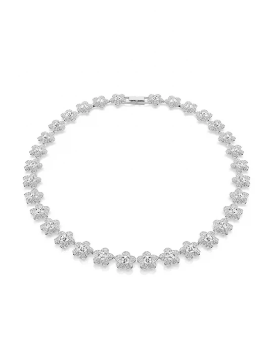 Obrázek produktu Swarovski řetízek dámský kovový Ariana Grande x Swarovski stříbrná