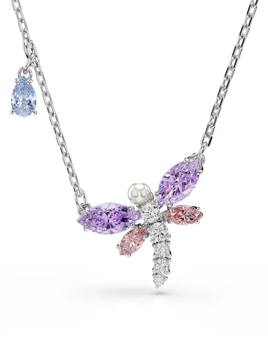 Obrázek produktu Swarovski řetízek dámský kovový s kubickým zirkonem Ariana Grande x Swarovski stříbrná