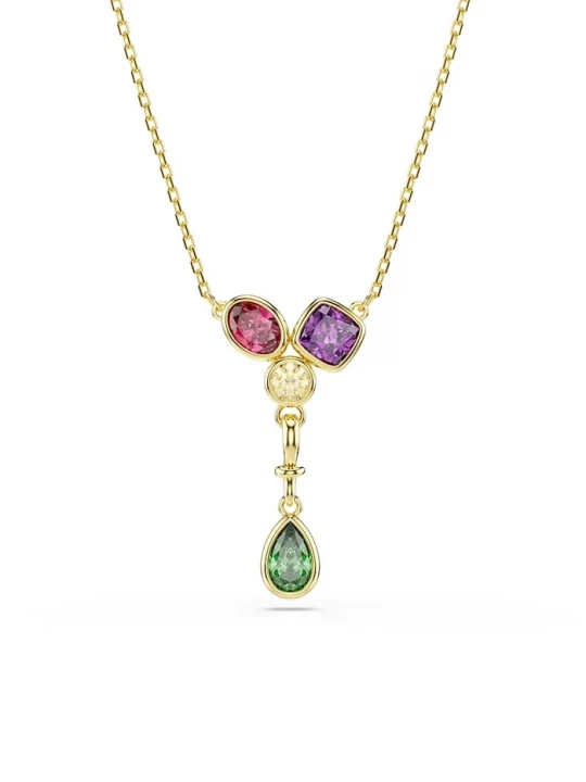 Obrázek produktu Swarovski řetízek dámský pozlacený kovový s kubickým zirkonem IMBER zlatá