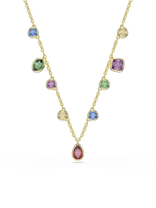 Obrázek produktu Swarovski řetízek dámský pozlacený kovový s kubickým zirkonem IMBER zlatá