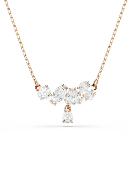 Obrázek produktu Swarovski řetízek dámský pozlacený kovový s kubickým zirkonem MESMERA zlatá