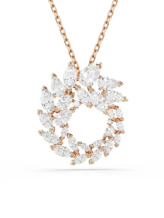 Obrázek produktu Swarovski řetízek dámský pozlacený kovový s kubickým zirkonem MESMERA zlatá
