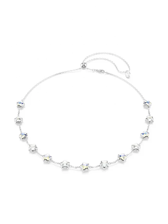 Obrázek produktu Swarovski řetízek dámský se krystalem CHROMA stříbrná