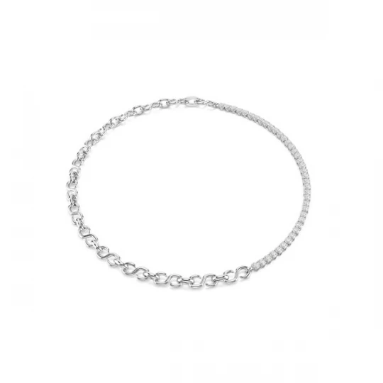 Obrázek produktu Swarovski Řetízek 'MATRIX' stříbrná / průhledná