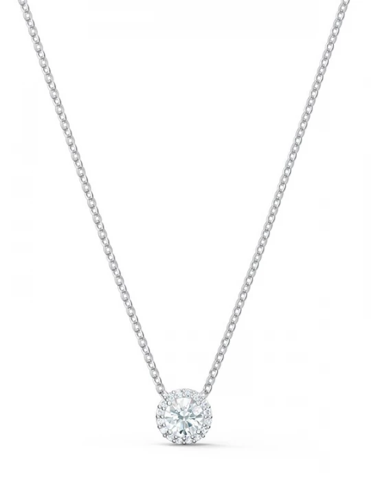Obrázek produktu Swarovski Řetízek 'Una' stříbrná / průhledná