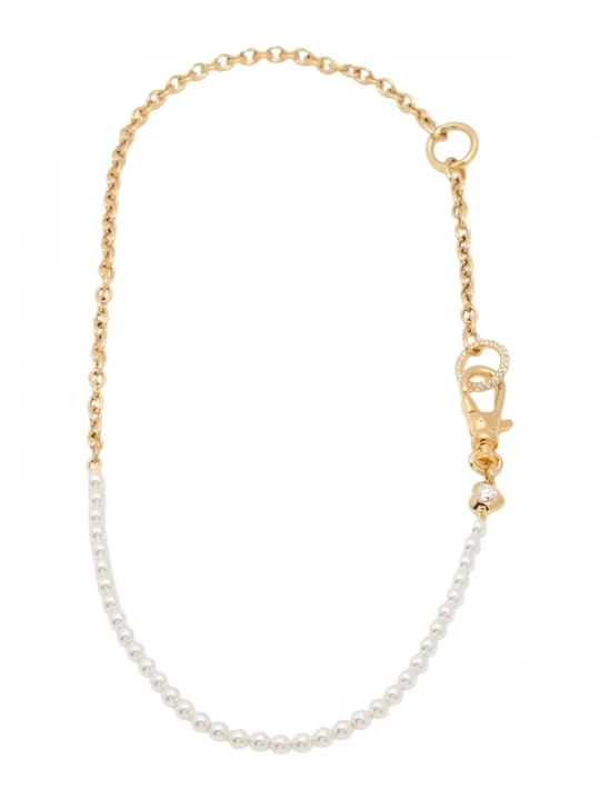 Obrázek produktu Swarovski Řetízek zlatá / průhledná / perlově bílá