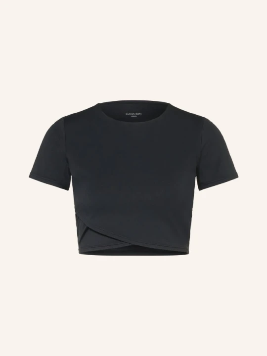 Obrázek produktu Sweaty Betty Funkční Tričko All Day S Krátkým Střihem A Zavinovacími Detaily černá
