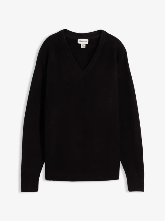 Obrázek produktu Sweter dzianinowy oversize BonPrix czarny