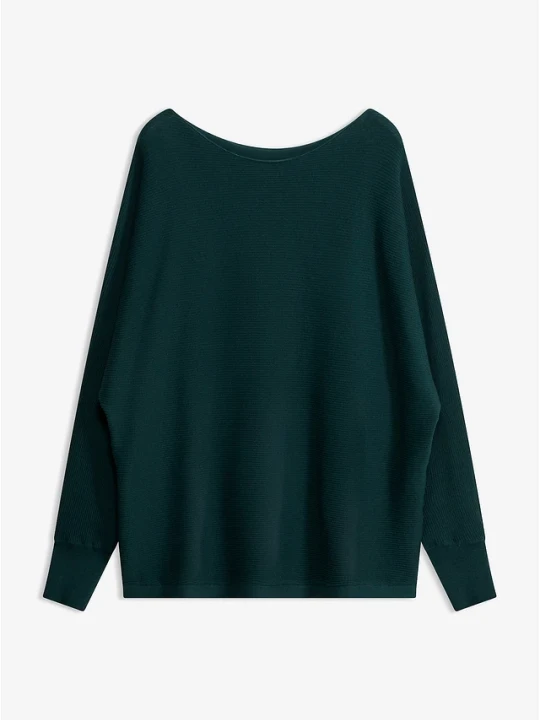Obrázek produktu Sweter oversize z kimonowymi rękawami BonPrix zielony