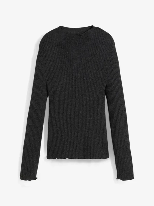 Obrázek produktu Sweter z miękkiej wełny merino BonPrix szary