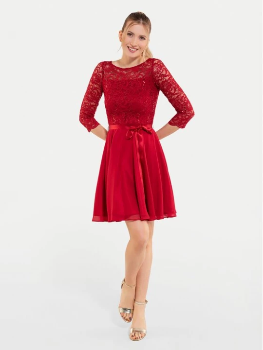Obrázek produktu Swing Koktejlové šaty 77761210 Červená Regular Fit
