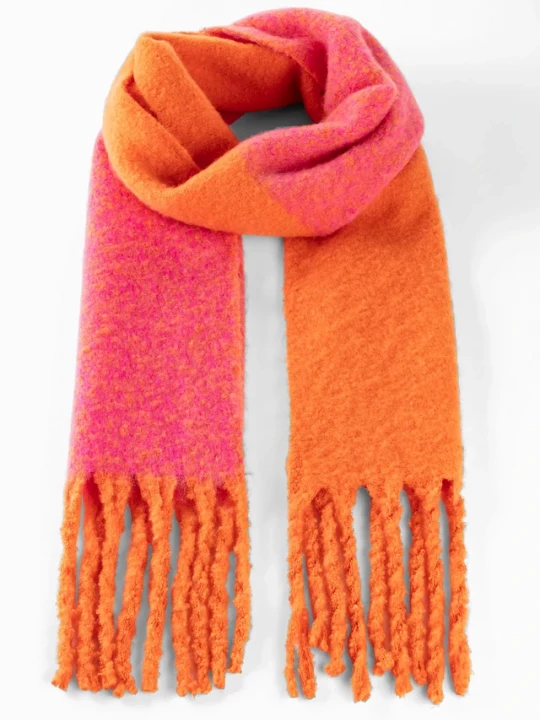 Obrázek produktu Szal XXL z efektem ombre BonPrix różowy
