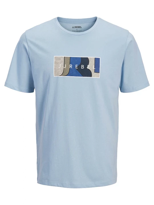 Obrázek produktu T-shirt JJ REBEL z czystej bawełny BonPrix niebieski