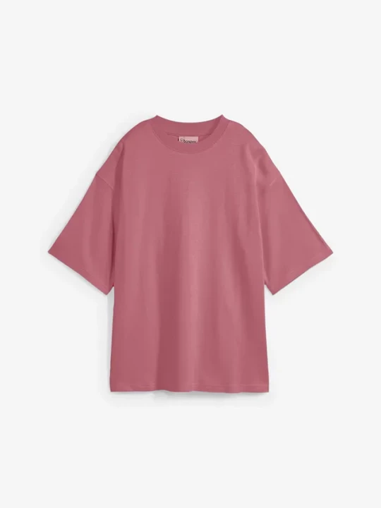 Obrázek produktu T-shirt oversize z ciężkiej bawełny organicznej BonPrix fioletowy