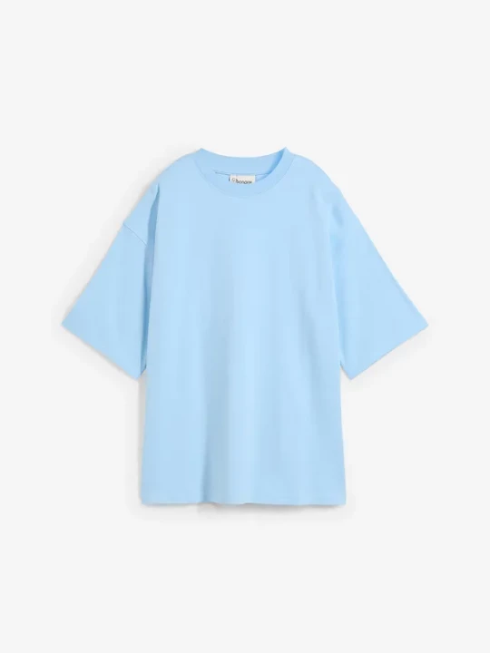 Obrázek produktu T-shirt oversize z ciężkiej bawełny organicznej BonPrix niebieski
