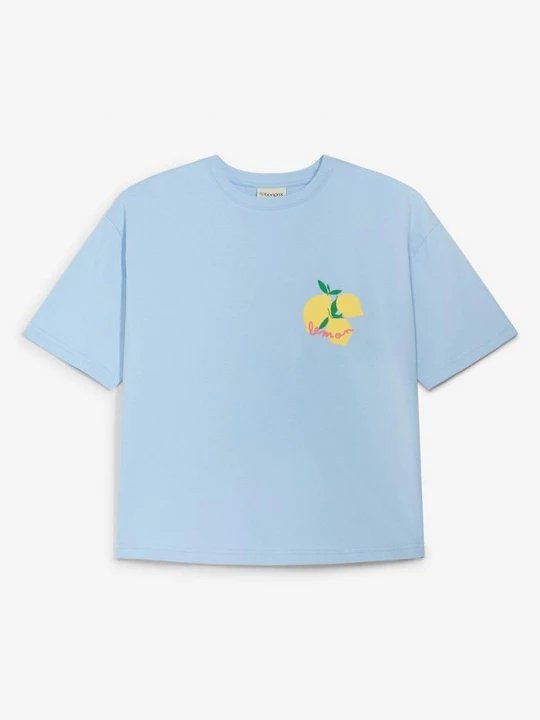 Obrázek produktu T-shirt oversize z czystej bawełny organicznej BonPrix niebieski