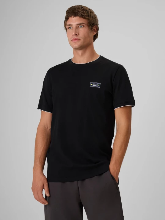 Obrázek produktu 4F T-shirt regular hladké pánské - černé