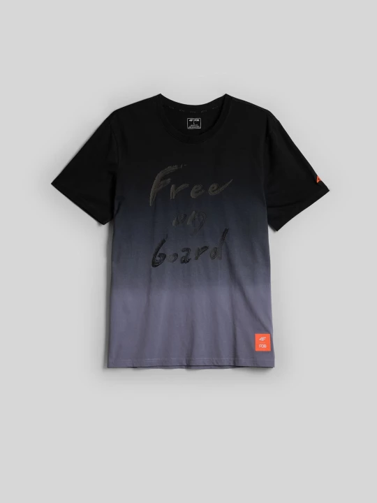 Obrázek produktu 4F T-shirt regular potiskem pánský - černá