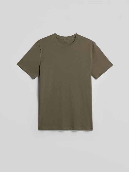 Obrázek produktu 4F T-shirt regular s antibakteriální úpravou Polygiene pánský - khaki