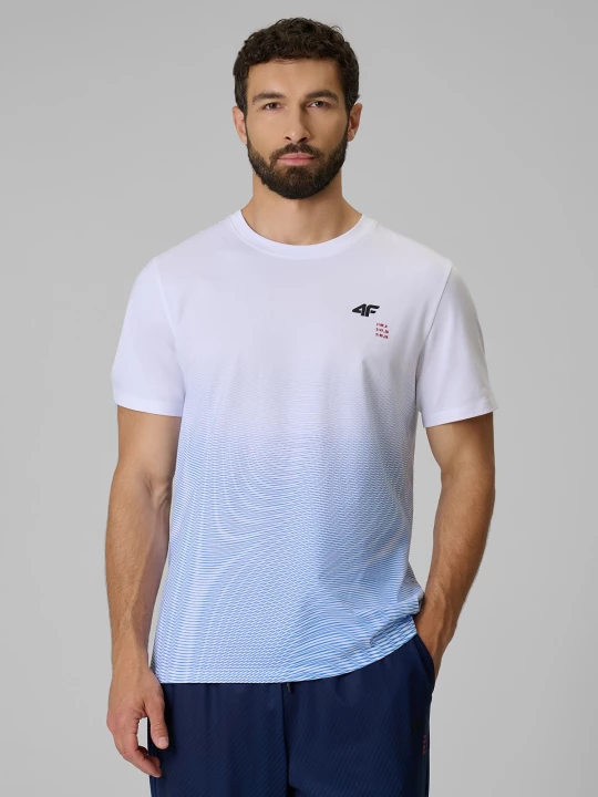 Obrázek produktu 4F T-shirt regular s potiskem pánské - modré