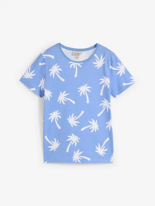 Obrázek produktu T-shirt z bawełny organicznej BonPrix niebieski