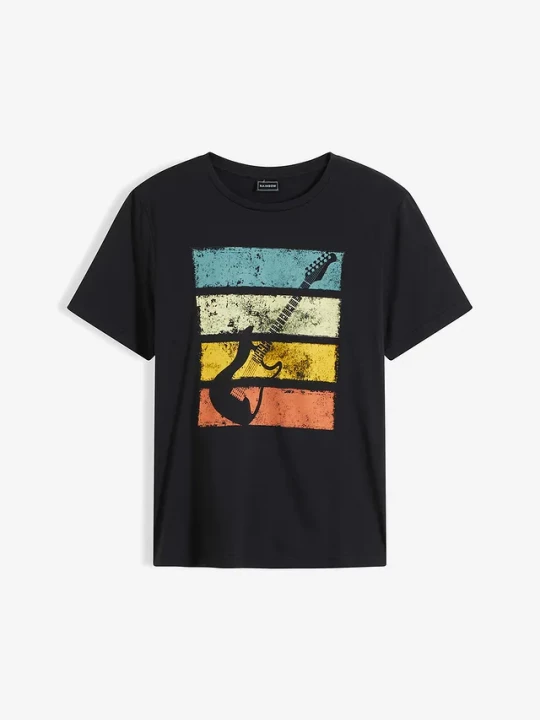 Obrázek produktu T-shirt z czystej bawełny organicznej BonPrix czarny