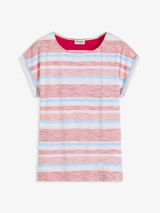 Obrázek produktu T-shirt z czystej bawełny organicznej BonPrix czerwony