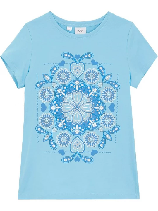 Obrázek produktu T-shirt z czystej bawełny organicznej BonPrix niebieski