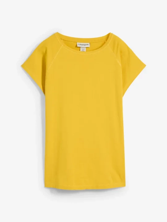Obrázek produktu T-shirt z czystej bawełny organicznej BonPrix żółty