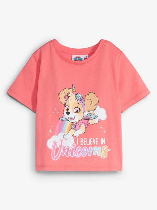 Obrázek produktu T-shirt z czystej bawełny z motywem Psiego Patrolu BonPrix różowy