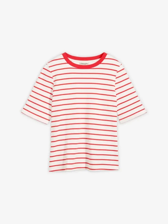 Obrázek produktu T-shirt z grubej bawełny organicznej BonPrix biały