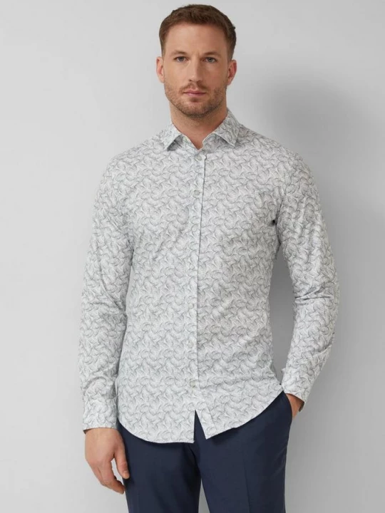 Obrázek produktu Tailored Fit: vzorovaná košile s dlouhými rukávy z pohodlného strečového materiálu s.Oliver