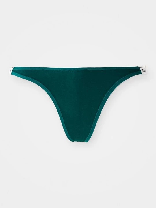 Obrázek produktu Tanga Calvin Klein tmavě zelená