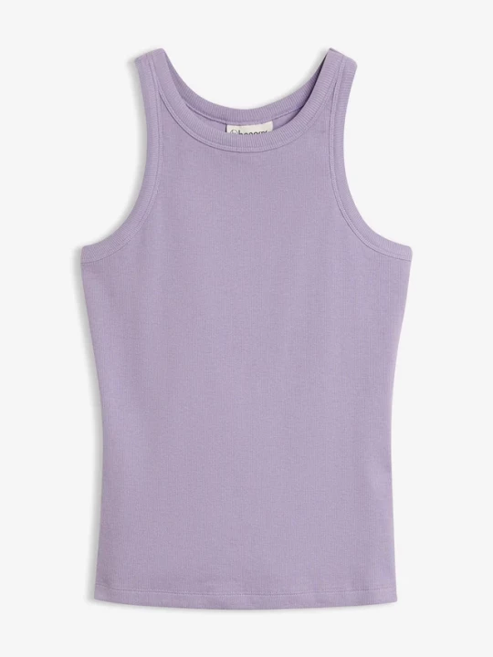 Obrázek produktu Tank top w prążek BonPrix fioletowy