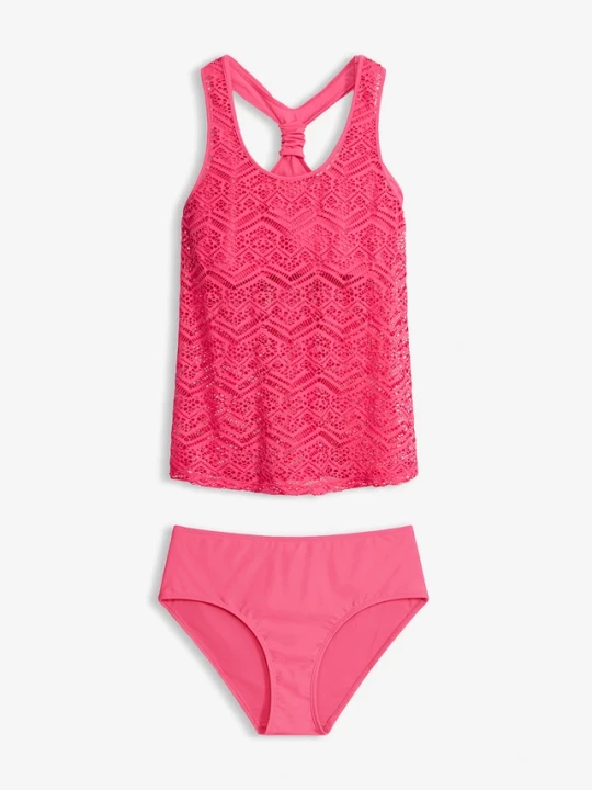 Obrázek produktu Tankini (komplet 2-cz.) BonPrix różowy
