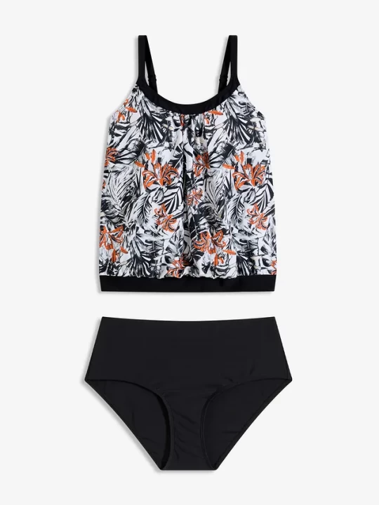 Obrázek produktu Tankini oversize (komplet 2 cz.) BonPrix biały