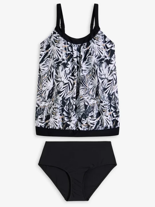 Obrázek produktu Tankini oversize (komplet 2 cz.) BonPrix czarny