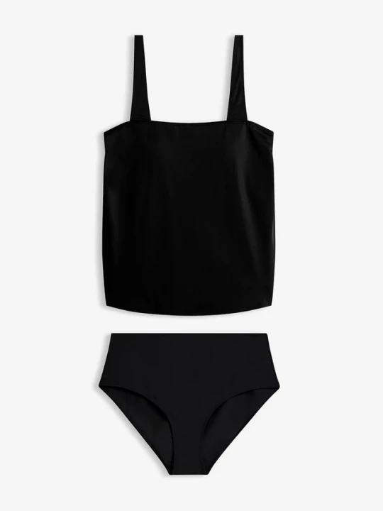 Obrázek produktu Tankini szybko schnące (komplet 2-cz.) BonPrix czarny