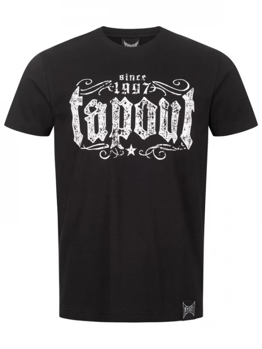 Obrázek produktu Tapout Tričko 'CRASHED'  černá / bílá