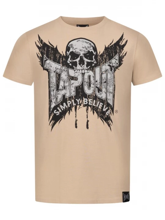 Obrázek produktu Tapout Tričko 'Creston'  písková / světle šedá / černá