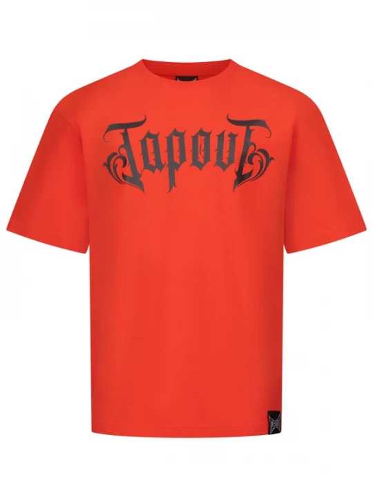 Obrázek produktu Tapout Tričko 'Simply Believe'  antracitová / červená