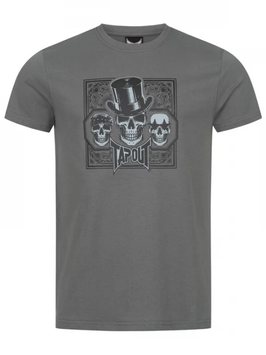 Obrázek produktu Tapout Tričko ' Skull'  šedá / černá / bílá