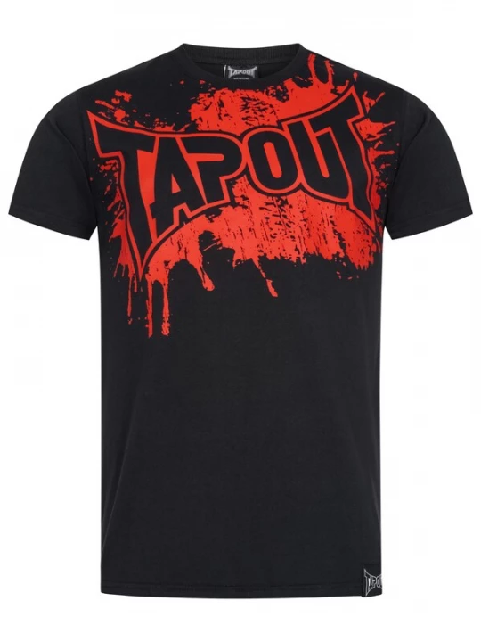 Obrázek produktu Tapout Tričko 'Splashed' červená / černá