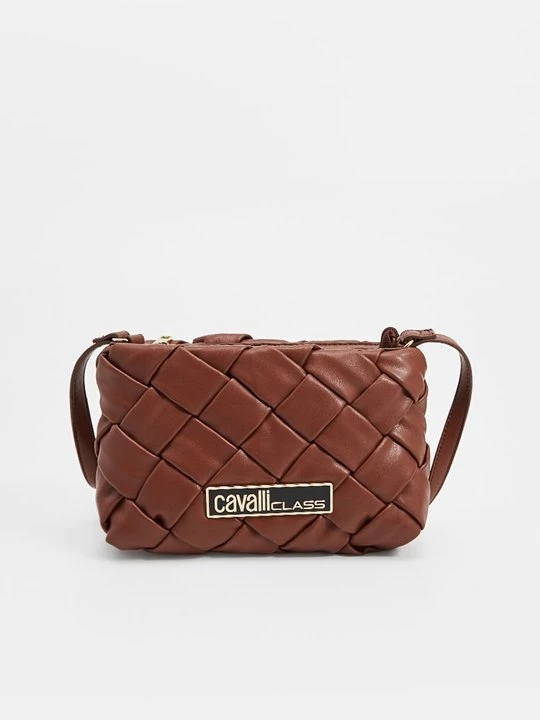 Obrázek produktu Taška s příčným popruhem Cavalli Class tmavě hnědá
