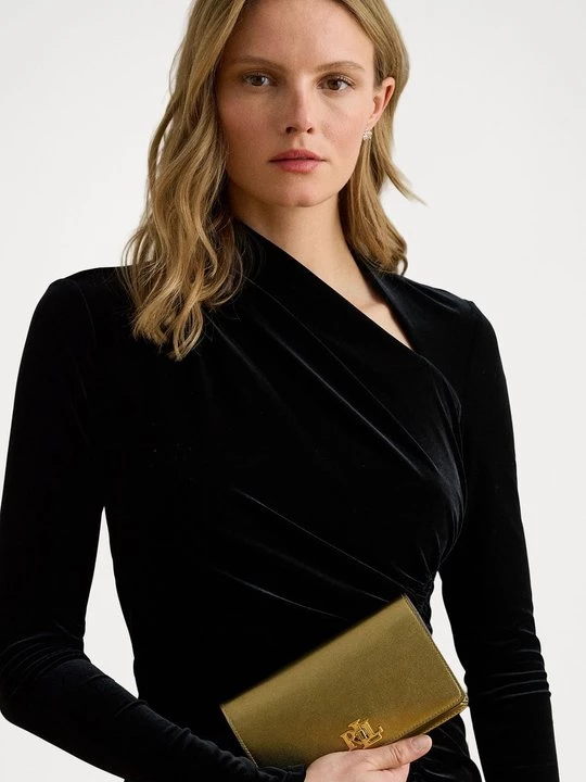 Obrázek produktu Taška s příčným popruhem Lauren Ralph Lauren zlatá barva