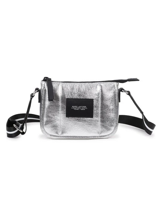 Obrázek produktu Taška s příčným popruhem MARC JACOBS KIDS stříbrná