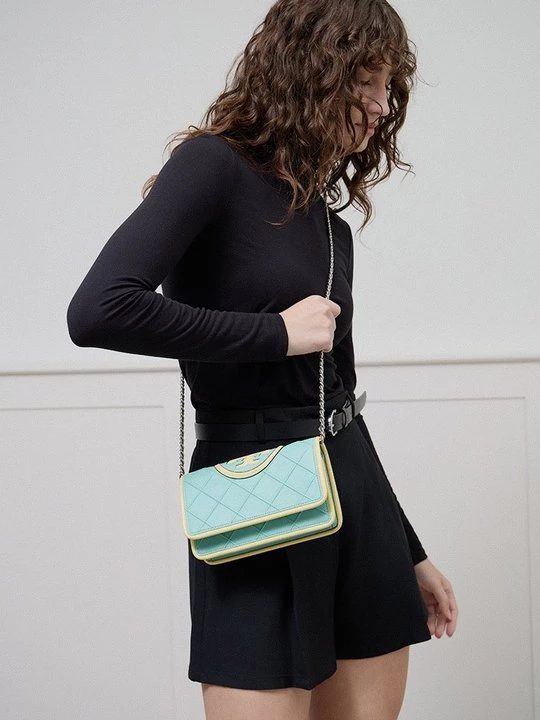 Obrázek produktu Taška s příčným popruhem Tory Burch světle zelená