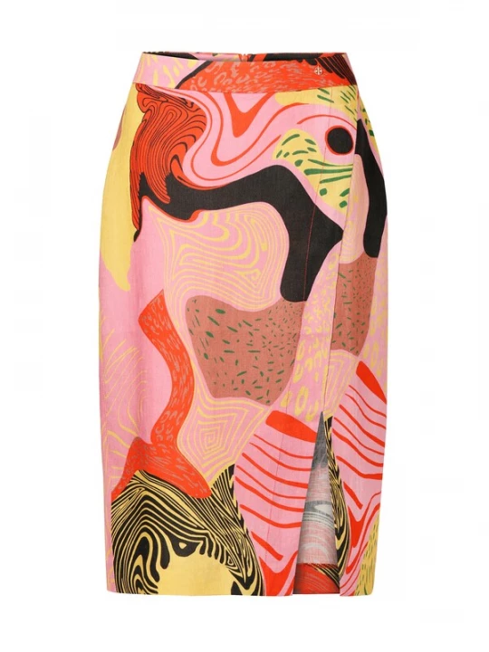 Obrázek produktu TATUUM Sukně 'Lulu'  žlutá / růžová / červená / černá
