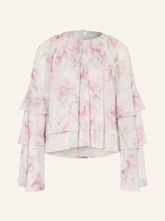 Obrázek produktu Ted Baker Blůza Rizaa S Volánky světle růžová / růžová / zelená