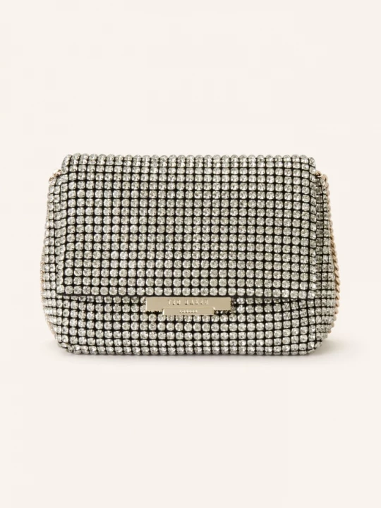 Obrázek produktu Ted Baker Micro Bag Gliters S Ozdobnými Kamínky stříbrná